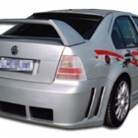 Duraflex 1999-2004 Volkswagen Jetta Piranha Rear Bumper Cover – 1 Piece