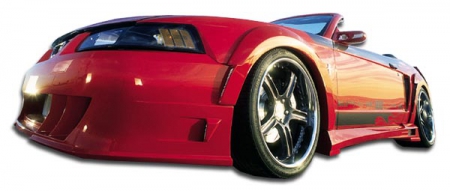 Duraflex 1999-2004 Ford Mustang Couture Urethane Demon Front Fender Flares – 2 Piece