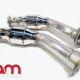 AAM Competition Q60 3.0t 3″ True Dual Premium Adjustable Exhaust System 5″ Titanium Burnt Tips (Nismo Fit)