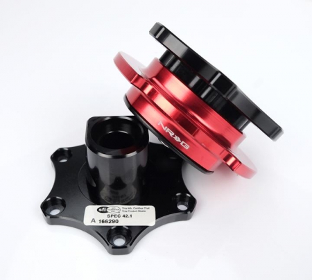 NRG Quick Release SFI SPEC 42.1 – Black Body / Red Ring