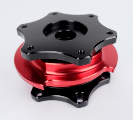 NRG Quick Release SFI SPEC 42.1 – Black Body / Red Ring