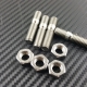 P2M STAINLESS T25 / T28 TURBO OUTLET STUD NUT SET M8X1.25
