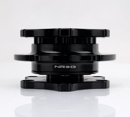 NRG Quick Release SFI SPEC 42.1 – Shiny Black Body / Shiny Black Ring