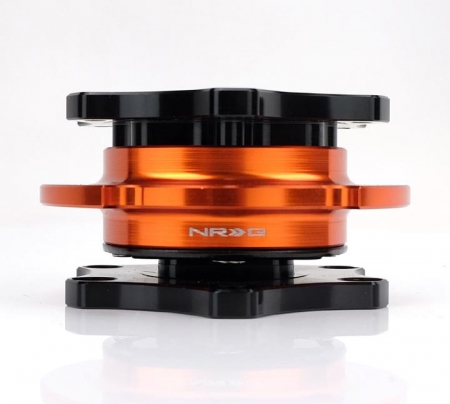 NRG Quick Release SFI SPEC 42.1 – Black Body / Orange Ring