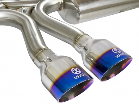 aFe Takeda 3in 304 SS Cat-Back Exhaust System w/ Blue Tips – 17-20 Honda Civic Si