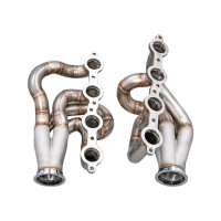 CX Racing Twin Turbo Manifold Headers for 94-04 Chevrolet S-10 S10 LS1 LSx Engine