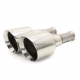Carven 2019-2023 Ram (Gen 5) Direct Fit Exhaust Tip Replacement Set – 5.0” Exhaust Tips “Cerakote Black”