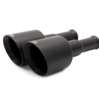 Carven 2019-2020 Ram Direct Fit Exhaust Tip Replacement Set Includes 5.0” Exhaust Tips “Ceramic Coated Black”