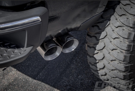 Carven 2019-2020 Silverado & Sierra Competitor Series Cat-back Kit Polish 4.0” Dual Stainless Tip