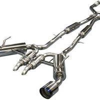 HKS Stainless Steel Catback Exhaust System, Full Dual Muffler – Infiniti Q60 Coupe 17+ CV37 AWD & RWD
