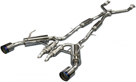 HKS Stainless Steel Catback Exhaust System, Full Dual Muffler – Infiniti Q60 Coupe 17+ CV37 AWD & RWD