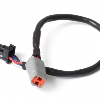 Haltech Elite CAN Cable DTM-4 to 8 Pin Black Tyco 3000mm (120in)