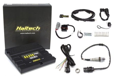 Haltech Ford Falcon i6 Barra Elite PRO Direct Plug-In ECU Kit w/Single Wideband & Hardware Kit