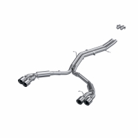 MBRP 18-21 Audi S5 Coupe/S4 Sedan T304 SS 2.5in Cat-Back Quad Rear Exit Exhaust – SS Tips
