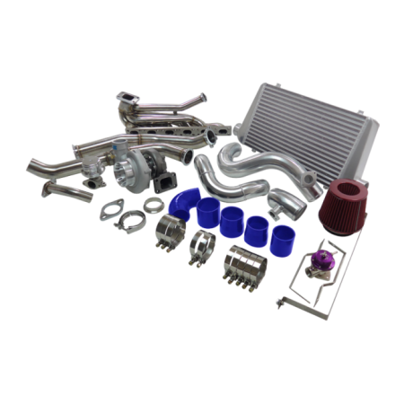 CX Racing Top Mount GT35 Turbo Kit Manifold Downpipe Intercooler For 92-98 BMW E36