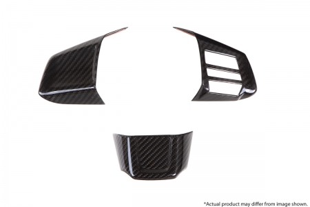 Revel GT Dry Carbon Steering Wheel Insert Covers 15-18 Subaru WRX/STI – 3 Pieces