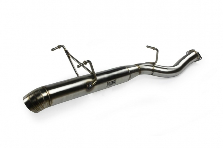 ISR Performance Series II – EP Single Tip Blast Pipe Exhaust System -Resonated- Nissan 240sx 89-94 (S13)