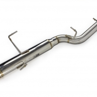 ISR Performance Series II – EP Single Tip Blast Pipe Exhaust System -Resonated- Nissan 240sx 95-98 (S14)