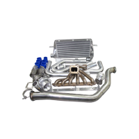 CX Racing Turbo Manifold Downpipe Intercooler Piping Kit For 86-92 Supra MK3 7MGTE
