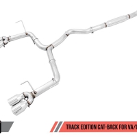 AWE Tuning Subaru WRX/STI VA/GV Sedan Track Edition Exhaust – Chrome Silver Tips (102mm)