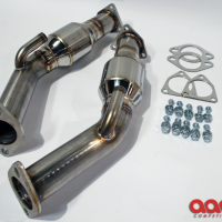 AAM Competition 2.5″ Resonated Test Pipes (350Z / G35)