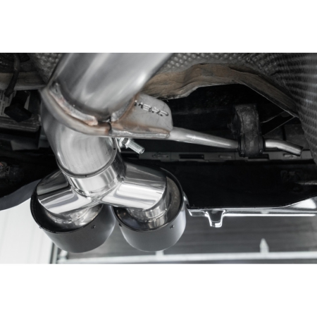 MBRP 14-17 Audi SQ5 3.0T Dual Rear Exit Axle Back w/ Quad Carbon Fiber Tips – T304