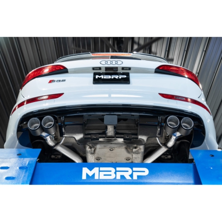 MBRP 14-17 Audi SQ5 3.0T Dual Rear Exit Axle Back w/ Quad Carbon Fiber Tips – T304