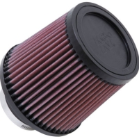 K&N Filter Universal Rubber Filter-Rd Tapered 3in Flange ID x 6in Base OD x 5in Top OD x 5.563in H