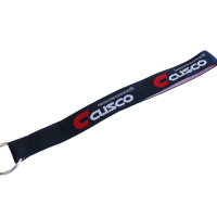 Cusco Keychain with Ring – Black Strap with Cusco Logo