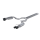 MBRP 18-22 Ford Mustang GT 5L T304 SS 3in Cat-Back Dual Rear w/4in Quad Carbon Fiber Tips (Race)