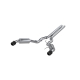 MBRP 05-10 Ford Mustang GT 4.6L T304 SS 2.5in Dual Axle-Back with CF Tips (Race Version)