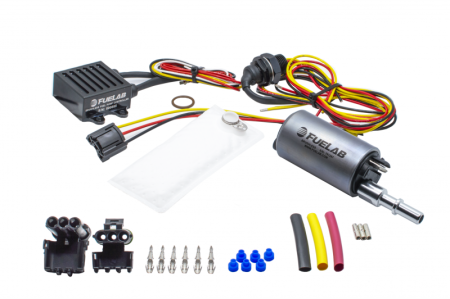 Fuelab 253 In-Tank Brushless Fuel Pump Kit w/3/8 SAE Outlet/72002/74101/Pre-Filter – 350 LPH