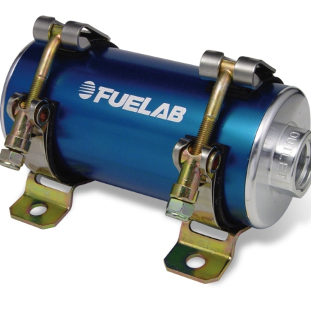 Fuelab Prodigy High Flow Carb In-Line Fuel Pump w/External Bypass – 1800 HP – Blue