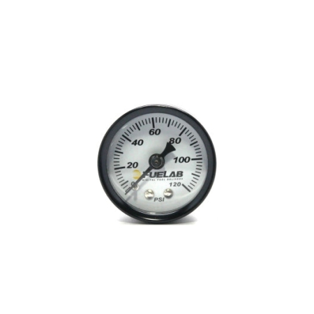 Fuelab 1.5in Fuel Pressure Gauge – EFI – Range 0-120 PSI