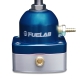 Fuelab 535 TBI Adjustable Mini FPR 10-25 PSI (2) -6AN In (1) -6AN Return – Blue