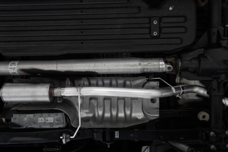 MBRP 2021+ Ford F-150 Powerboost Hybrid 3in Single Side Exit – Aluminized Steel