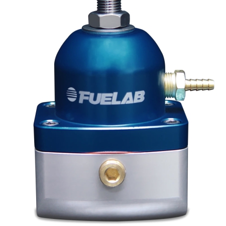 Fuelab 515 EFI Adjustable FPR 25-90 PSI (2) -10AN In (1) -6AN Return – Blue