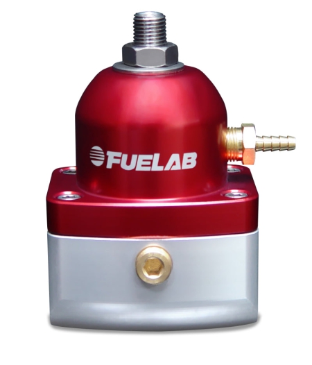 Fuelab 515 TBI Adjustable FPR 10-25 PSI (2) -10AN In (1) -6AN Return – Red