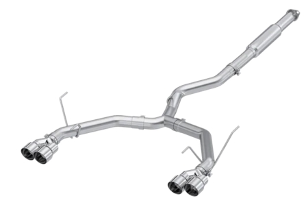MBRP 2022+ Subaru WRX 3in Cat-Back Dual Split Rear Quad Tips Race Profile Exhaust