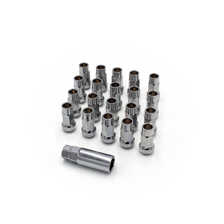ISR Performance Steel 50mm Open Ended Lug Nuts M12x1.50 – Silver