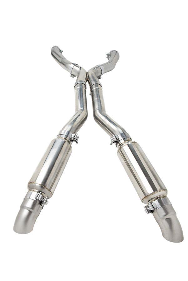 Kooks 79-93 Ford Mustang 5.0L 4V Coyote 3in x 3in 16GA Stainless Steel Race Exhaust