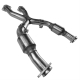 Kooks 99-04 Ford Mustang GT / Cobra 3in In x 2 1/2in OEM Out Cat SS X Pipe Kooks HDR Req