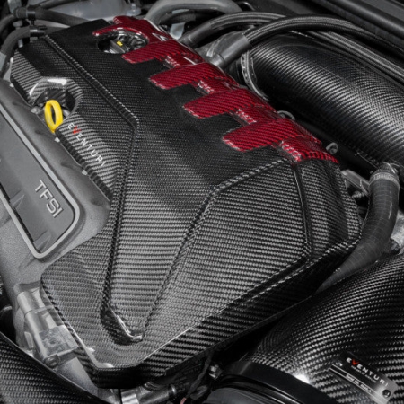 Eventuri Audi RS3 Gen 2 / TTRS 8S Black and Red Engine Cover