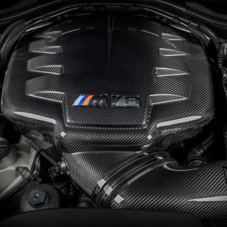 Eventuri BMW E9X M3 – Complete Black Carbon Inlet Plenum – No Emblem
