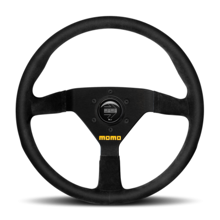 Momo MOD78 Steering Wheel 350 mm –  Black Suede/Black Spokes