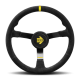 Momo MOD30 Buttons Steering Wheel 320 mm –  Black Suede/Black Spokes/1 Stripe