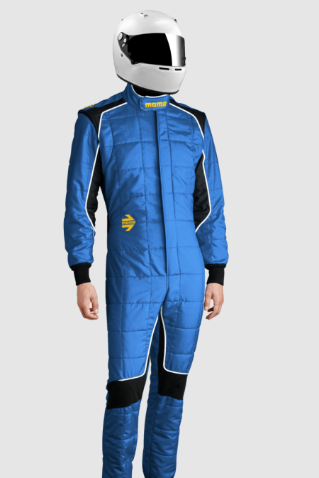 Momo Corsa Evo Driver Suits Size 48 (SFI 3.2A/5/FIA 8856-2000)-Blue