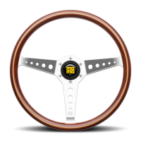 Momo California Wood Steering Wheel 360 mm – Mahogany Wood/Pol Spokes