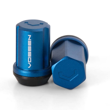 Vossen 35mm Lug Nut – 12×1.25 – 19mm Hex – Cone Seat – Blue (Set of 20)