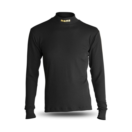 Momo Comfort Tech High Collar Shirt XXLarge (FIA 8856-2000)-Black